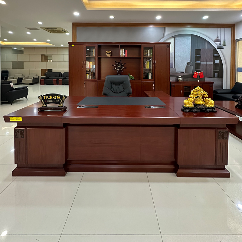 定海神针2.8米总裁老板办公桌大班台