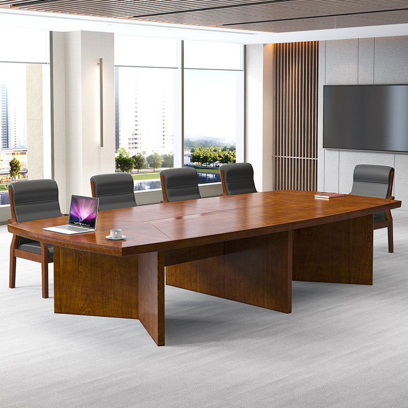 定海神针2.4米会议桌洽谈桌江西九江